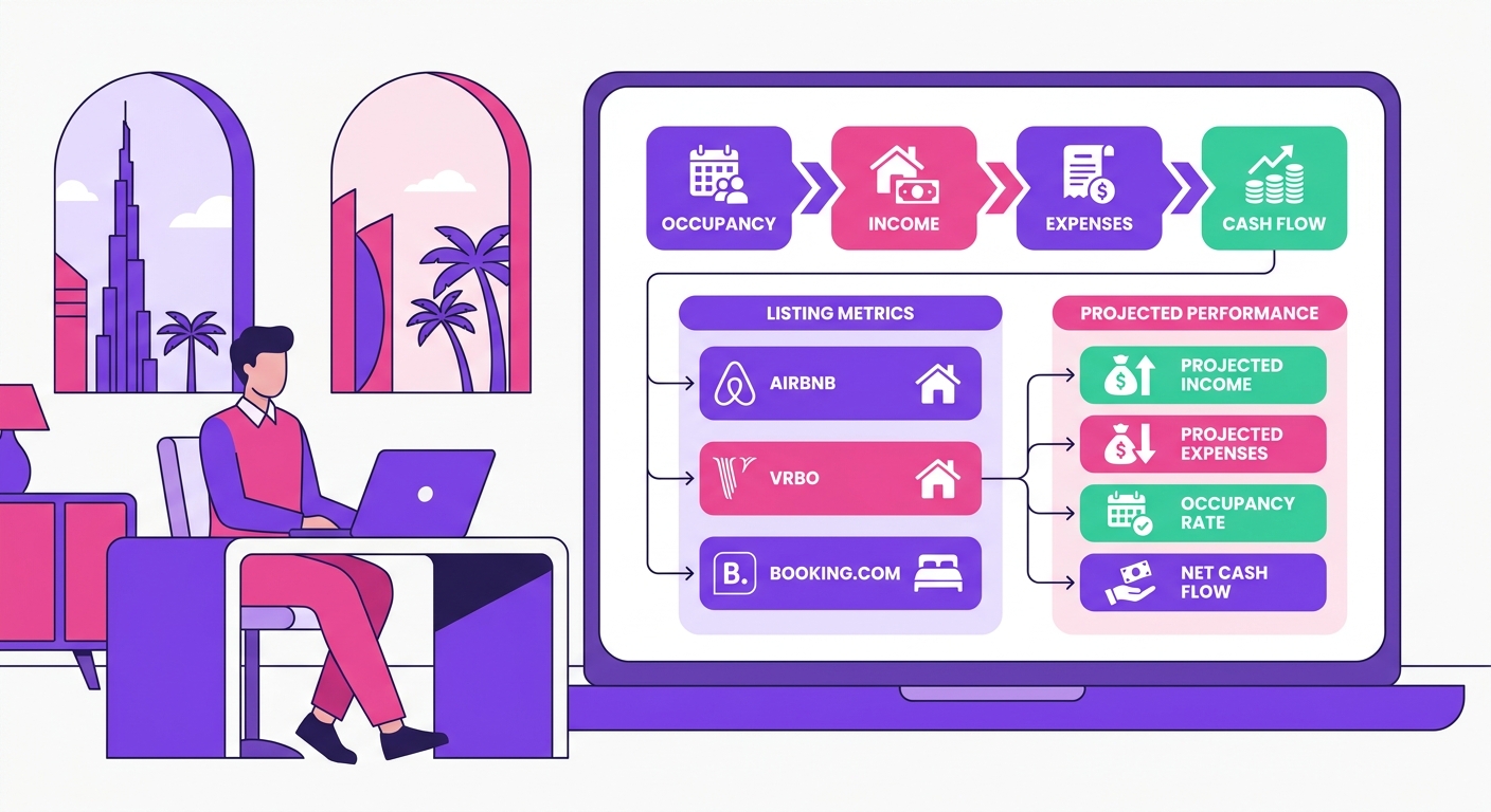 Airbnb ROI Calculator Dubai: Estimate Net Monthly Return and Annual ROI Fast