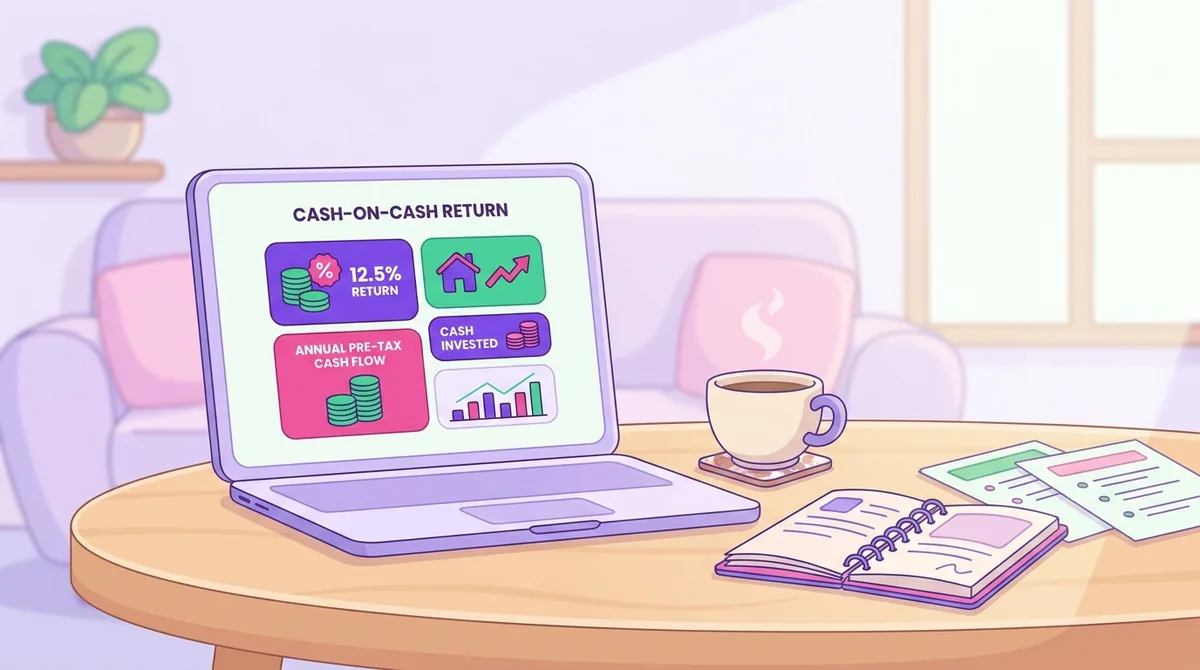 Airbnb Cash on Cash Return Calculator for STR ROI and Cash Flow Analysis