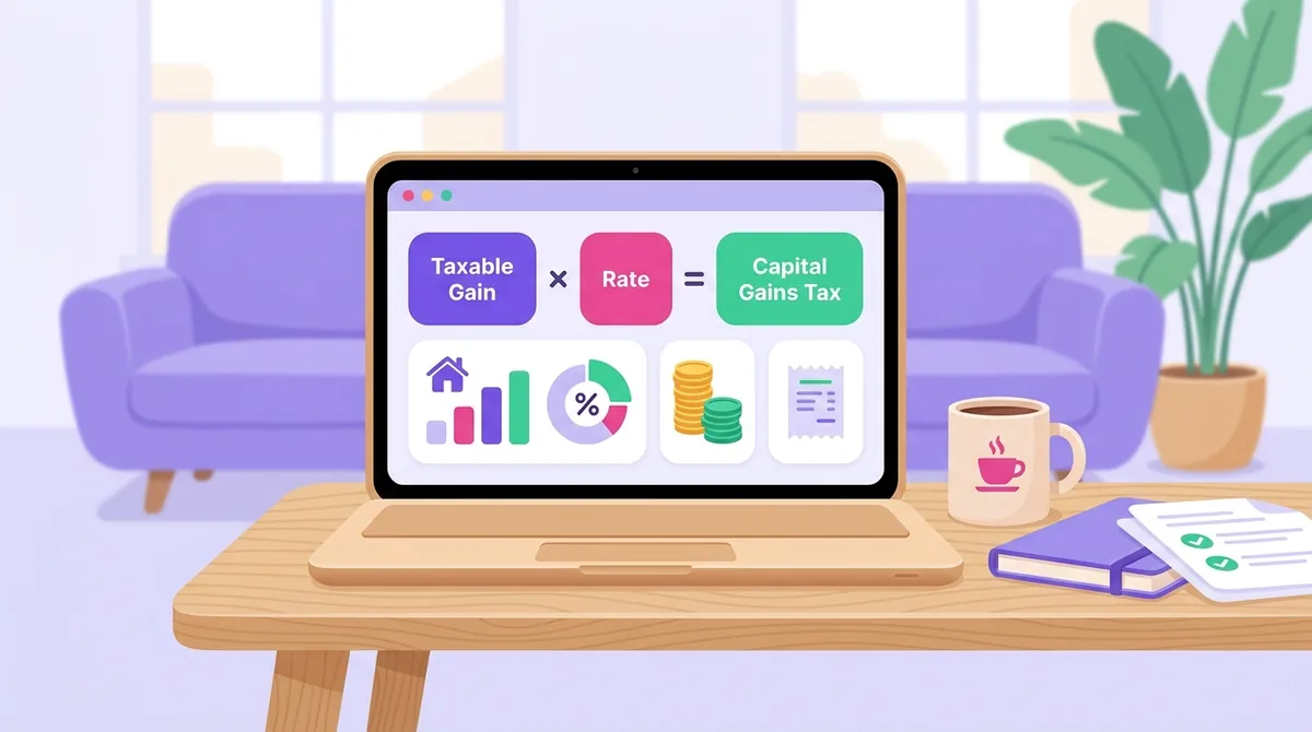 Capital Gains Tax Calculator for Short-Term Rental Property Sales